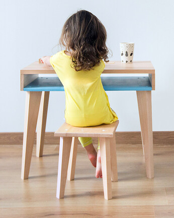 Harmful long sitting - a child in a harmful tilt at the desk
